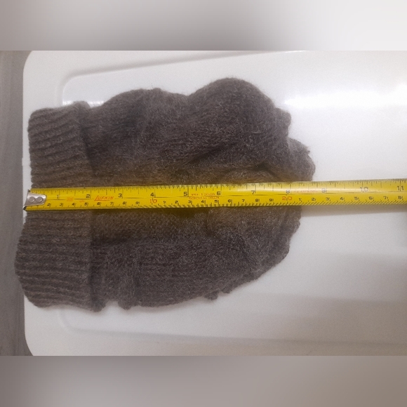 Fratelli Talli - Womens Mohair/Wool Hat/Toque - Dark Gray - O/S - Picture 6 of 8